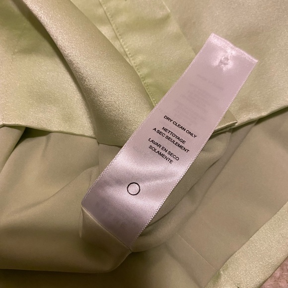 Frame Denim Bright Peridot Strong Shoulder Mini Dress - Picture 10 of 15